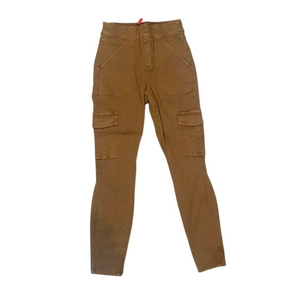Spanx Pants Women’s Size S Tan Skinny Leg Petite - Picture 1 of 7